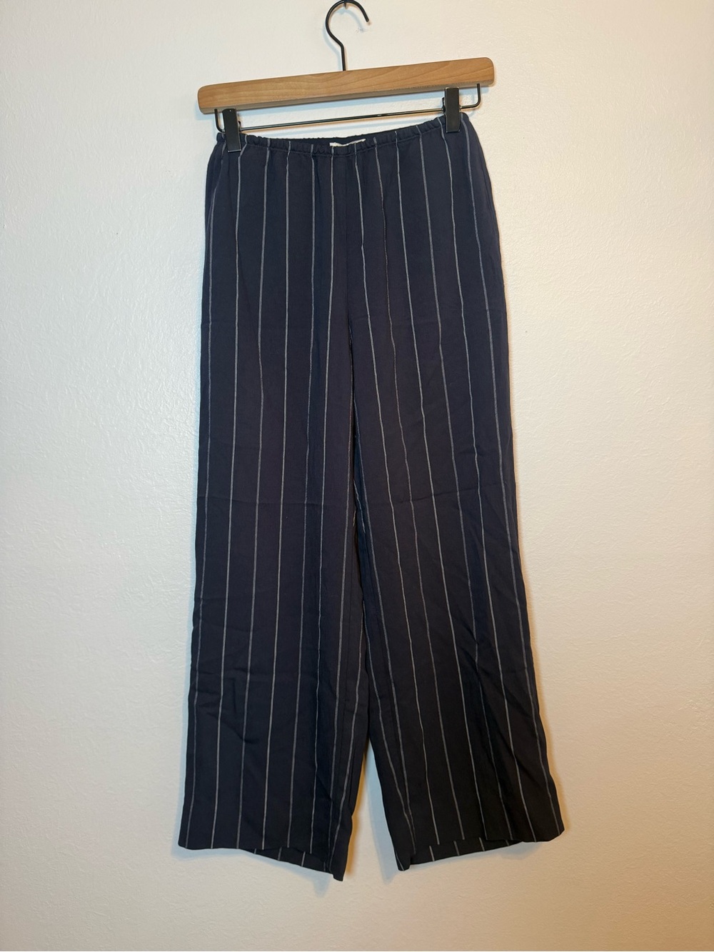 Vince Coastal & Chiffon Stripe Wide leg Pull-On Pants‎ - Picture 2 of 6
